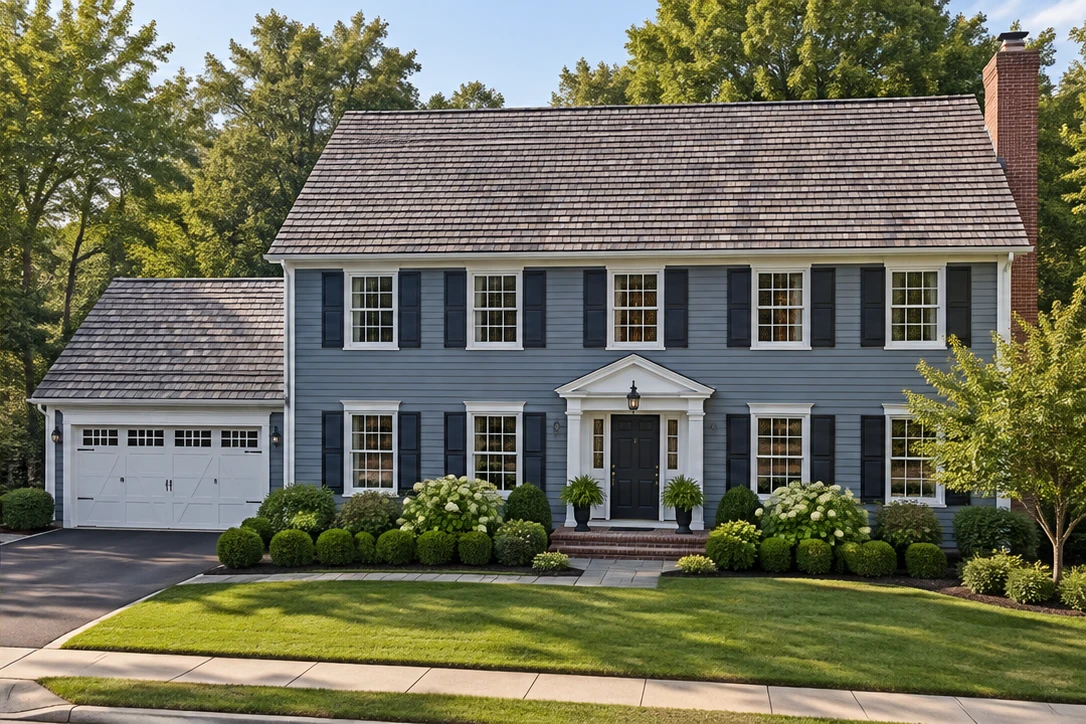 After: The Colonial Exterior planning example