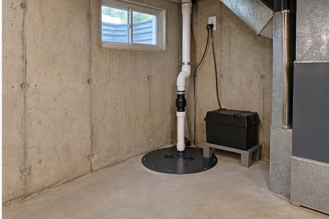 After: A More Considered Sump Setup planning example